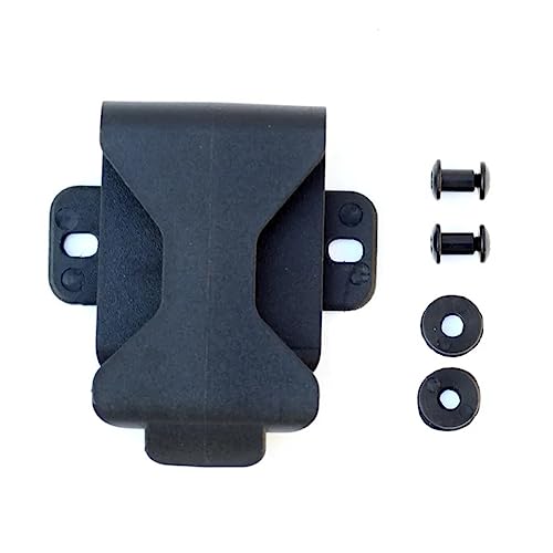 ACEXIER 1PCS Gürtel Schlaufen Gürtel Clip Für DIY Messer Kydex Scheide Holster mit Schraube Messer Teile 360 Grad Rotation Gun Holster Zurück Clip, Schwarz von ACEXIER