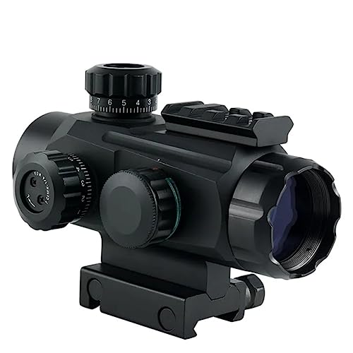 ACEXIER 1X35 A/RG Reflex Rotpunktvisier Zielfernrohr Mini Vierpunktjagd optisches Luftgewehrvisier Geeignet für 20 mm Picatinny-Schiene von ACEXIER