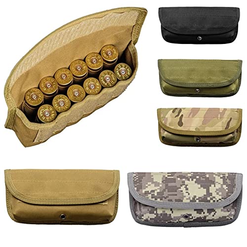 ACEXIER Airsoft Tactical 12 Runden 12 Gauge Schrotpatrone Molle Magazintasche Patronenhülsenhalter Militärjagd 12GA Munition Patronentaschen von ACEXIER