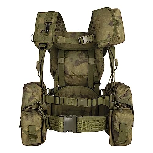 ACEXIER MOLLE System Strapazierfähige Taktische Westentasche Field Special Forces Camouflage Training Tank Top Military Combat Vest Pouch (CP) von ACEXIER