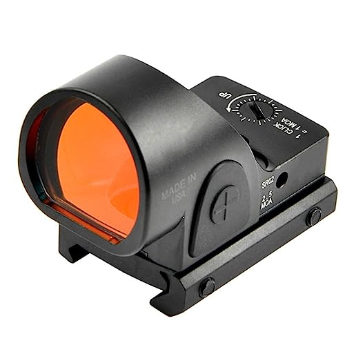 ACEXIER Mini RMR Red Dot Visier Taktische Reflexionspistole Compound Zielfernrohr 20mm Schienenmontage Pistole Airsoft Waffen Zielfernrohr (Black) von ACEXIER