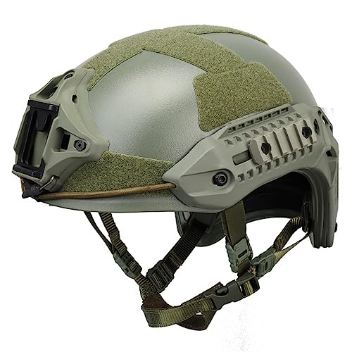 ACEXIER Tactical MK Style Helm Militär Wandern Schutzhelm Polster Kampf Airsoft Helm CS Protect Ausrüstung (Green) von ACEXIER
