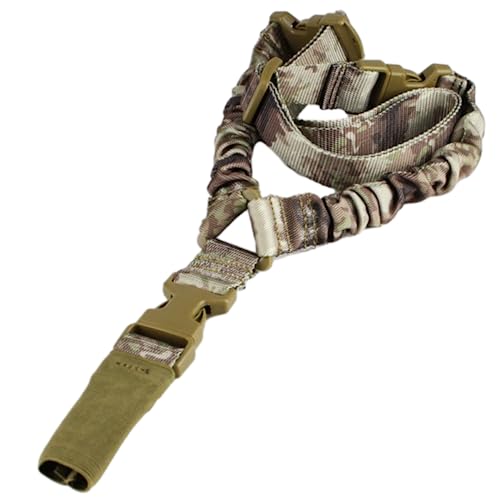 ACEXIER Tactical Single Point Sling Bungee Verstellbares schnell abnehmbares Hakengewehr Airsoft Sling Jagdwaffenzubehör (at) von ACEXIER
