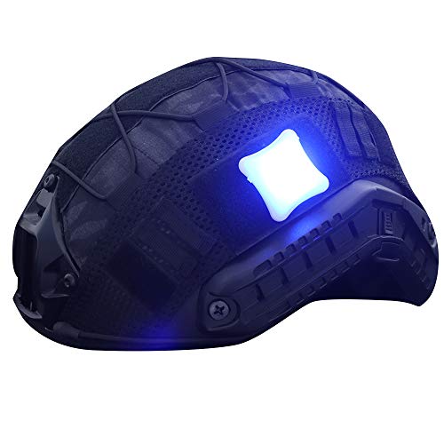 ACEXIER Taktische Helm Signal Licht Magic Tape Militär Jagd Camping Überleben Signal Indikatoren Lampe Outdoor Wasserdicht LED-Licht (Blue) von ACEXIER