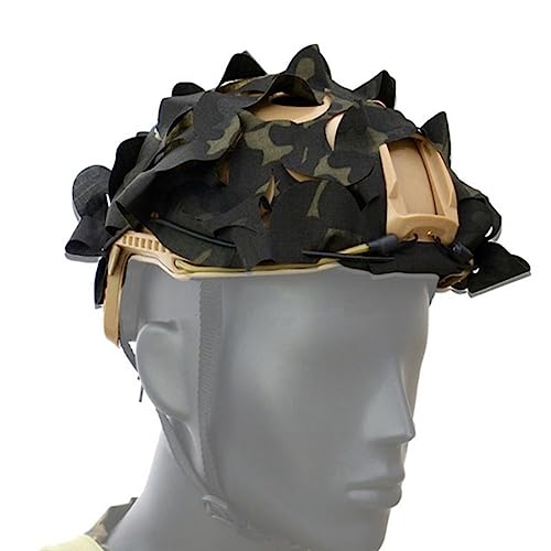 ACEXIER Taktische Helmabdeckung Airsoft Helm Abdeckung Camo Military Helm Abdeckung für Fast MH PJ BJ Helm Paintball Militärausrüstung (BCP) von ACEXIER