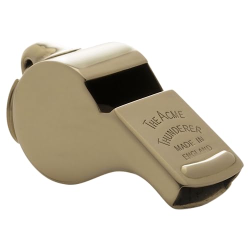 ACME Thunderer Trillerpfeife No. 58 - Die Schiedsrichter-, Trainer-, und Sportpfeife (glänzend poliert) von ACME