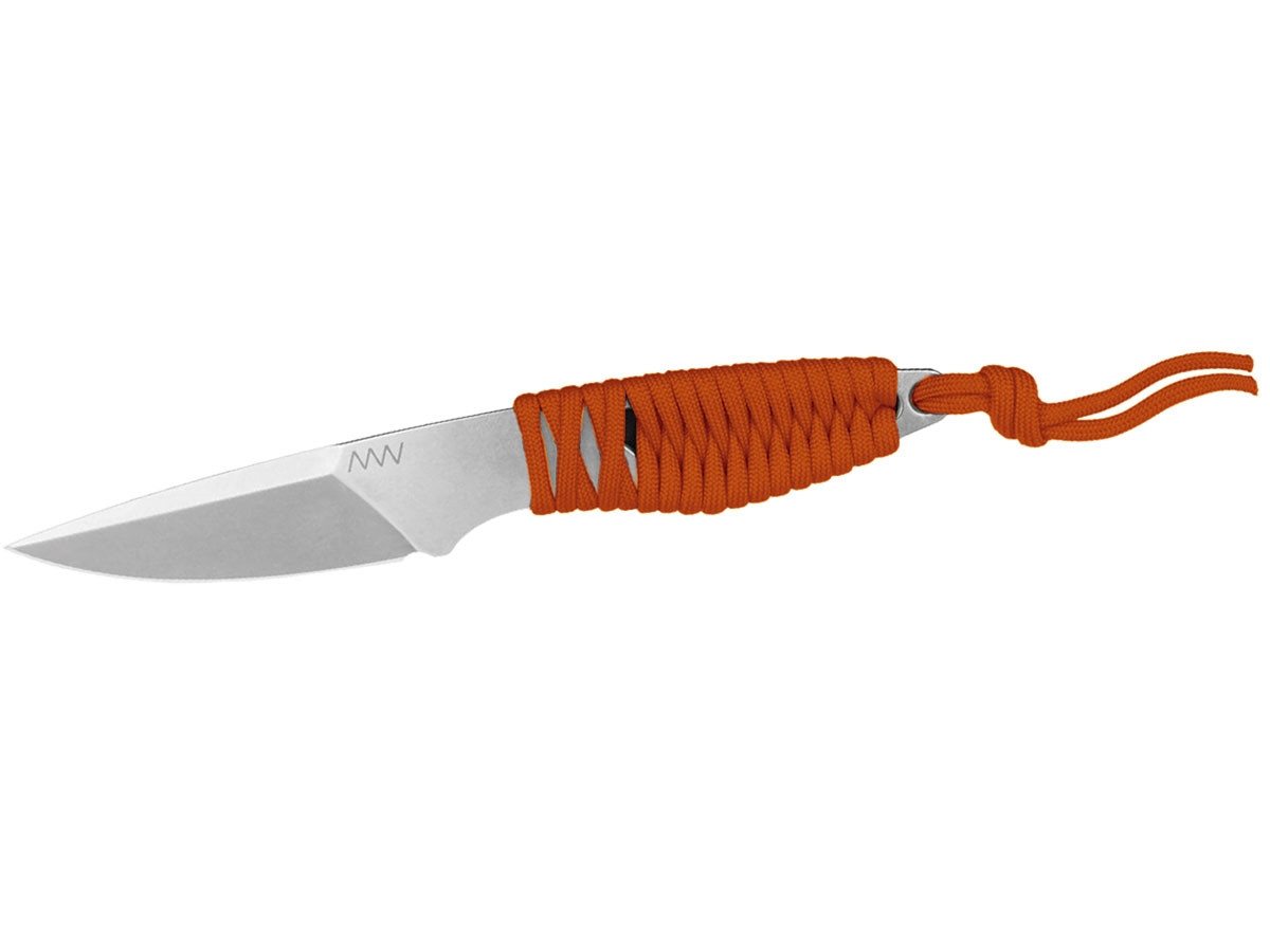 ACTA NON VERBA KNIVEs Taschenmesser Acta Non Verba P100 Stonewash Orange Paracord ANVP100-008 von ACTA NON VERBA KNIVEs