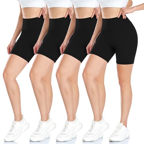 ACTINPUT Radlerhose Damen Kurze Shorts High Waist Sporthose Leggings Blickdicht Hotpants Unterhose Boxershorts Sommer von ACTINPUT