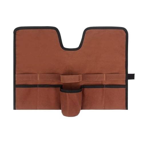 AD-BCrbgen Tragbare Tasche for Kochmesser im Freien, Werkzeugset for die Autowartung, Werkzeugtasche for Elektriker im Haushalt, Picknicktasche(Size:Brown) von AD-BCrbgen