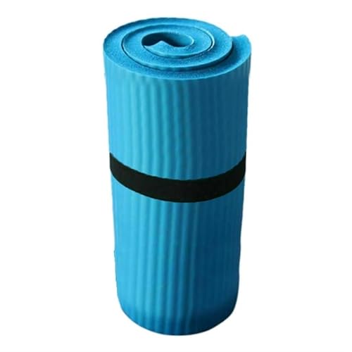 Faltbare tragbare Gymnastikmatte, Fitness-Schaumstoffmatte, dicke rutschfeste Gymnastikmatte, Schaumstoff-Trainingsmatte (Color : Blue) von AD-BCrbgen