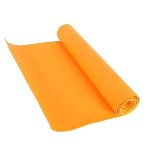 Faltbare tragbare Gymnastikmatte, Fitness-Schaumstoffmatte, dicke rutschfeste Gymnastikmatte, Schaumstoff-Trainingsmatte (Color : Orange) von AD-BCrbgen