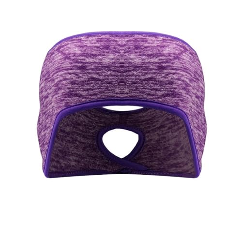 Sport-Stirnband for Damen, Lauf-Stirnband for Herren, geeignet for Laufen, Radfahren, elastisches Schweiß-Haarband (Color : A Purple) von AD-BCrbgen