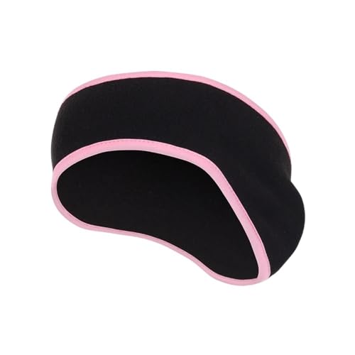 Sport-Stirnband for Damen, Lauf-Stirnband for Herren, geeignet for Laufen, Radfahren, elastisches Schweiß-Haarband (Color : Black Pink) von AD-BCrbgen
