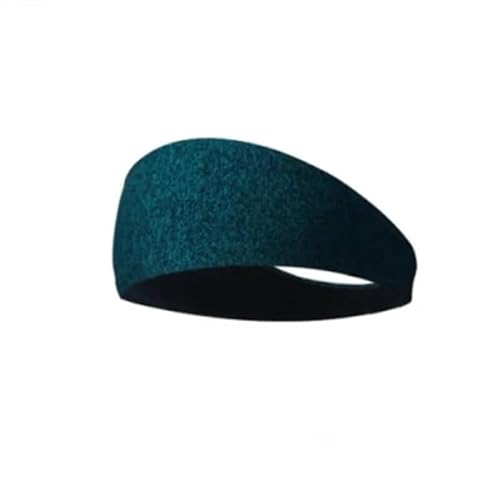 Sport-Stirnband for Damen, Lauf-Stirnband for Herren, geeignet for Laufen, Radfahren, elastisches Schweiß-Haarband (Color : Bottle Green) von AD-BCrbgen