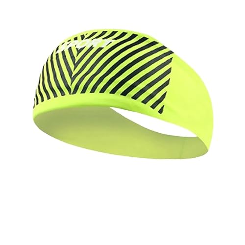 Sport-Stirnband for Damen, Lauf-Stirnband for Herren, geeignet for Laufen, Radfahren, elastisches Schweiß-Haarband (Color : Green) von AD-BCrbgen