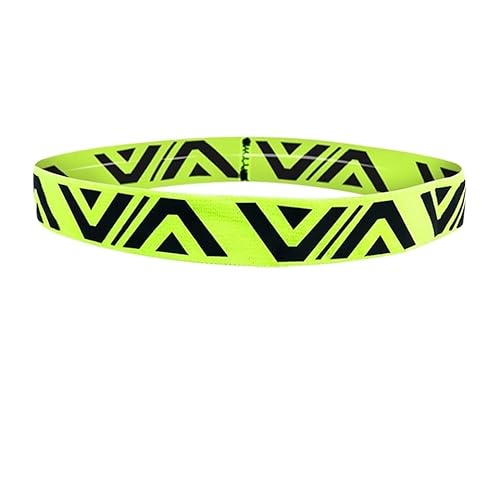Sport-Stirnband for Damen, Lauf-Stirnband for Herren, geeignet for Laufen, Radfahren, elastisches Schweiß-Haarband (Color : Green) von AD-BCrbgen