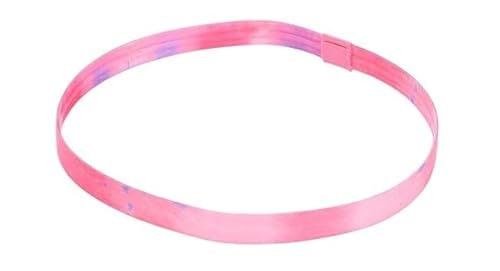 Sport-Stirnband for Damen, Lauf-Stirnband for Herren, geeignet for Laufen, Radfahren, elastisches Schweiß-Haarband (Color : Pink) von AD-BCrbgen