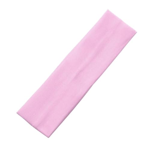 Sport-Stirnband for Damen, Lauf-Stirnband for Herren, geeignet for Laufen, Radfahren, elastisches Schweiß-Haarband (Color : Pink) von AD-BCrbgen