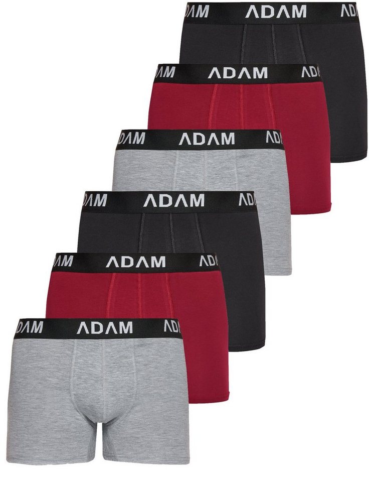 ADAM JEANS Boxershorts Boxer-1 (6-St., 6er Set, 8er Set, 10er Set, 12er Set) Boxershorts Herren Boxer Shorts Männer Unterhosen Trunks Underwear von ADAM JEANS