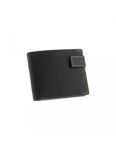 ADAPELL Amer Geldbörse, 9,5 x 12 cm, Knopf und Mon, Schwarz, Schwarz, Talla única, Casual von ADAPELL