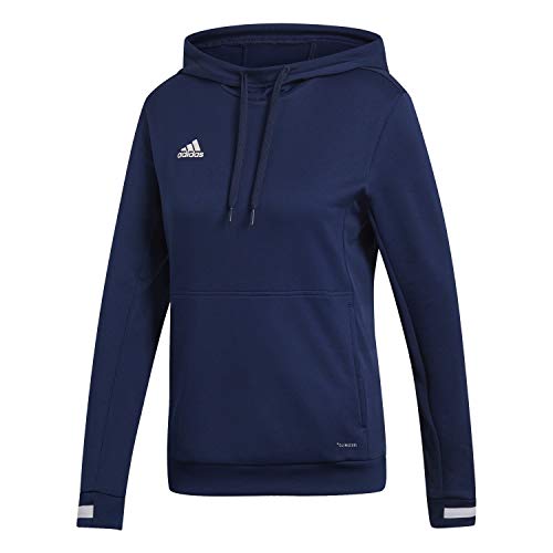 adidas Damen T19 Hoody W Sweatshirt, Team Navy Blue/White, XL von adidas