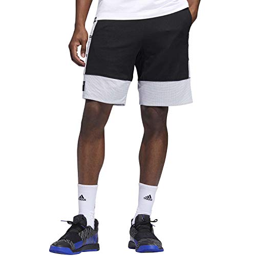 adidas Herren Harden SHORT2 Shorts, Black/White, XS von adidas