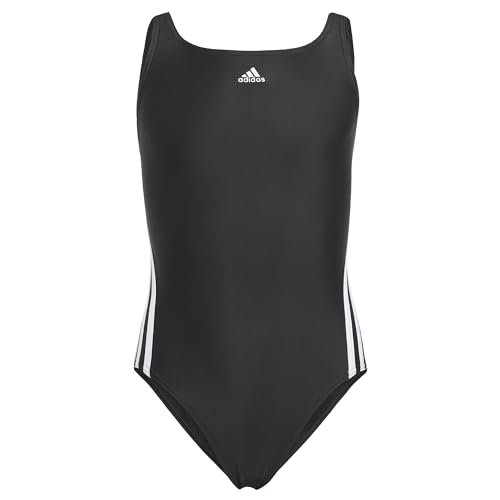 adidas IB6009 3S Swimsuit Swimsuit Girl's Black/White 3-4A von adidas
