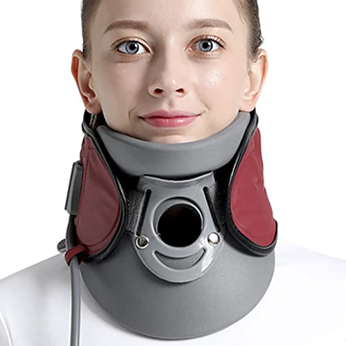 ADITAM Cervical Neck Traction Device, Neck Brace, Cervical Collar, Neck Stretcher Cervical Traction, Adjustable Neck Stretcher Support for Improved Spine Alignment Double The Comfort von ADITAM