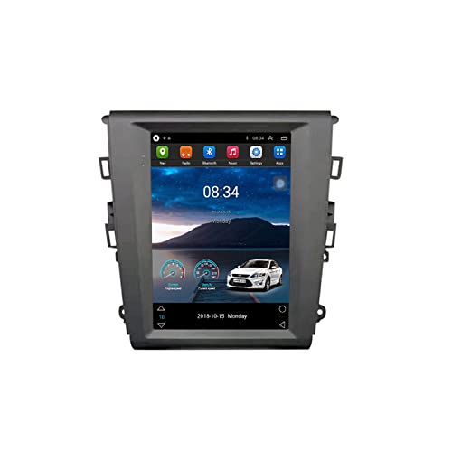 ADMLZQQ Android 11.0 Autoradio Stereo GPS Navigation MP5 Player Für Ford Mondeo 2013-2017, 9.7 Zoll Touchscreen Carplay Bluetooth FM AM RDS DSP Rückfahrkamera Lenkradsteuerung,Ts1 4core1+16 von ADMLZQQ