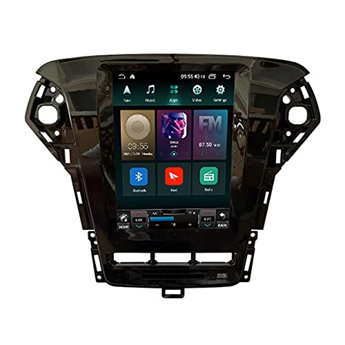 ADMLZQQ Doppel-Din-Autoradio Mit Carplay Für Ford Mondeo mk4 2011-2013,9.7'' HD Touchscreen Bluetooth Car Radio,Mirror Link,Backup-Kamera,Lenkradsteuerung,GPS/USB/SIM Karte,FM/AM Autoradio,Ts3 von ADMLZQQ