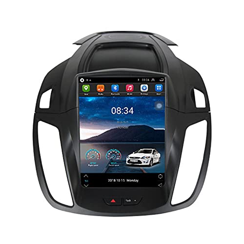 ADMLZQQ Touchscreen 9.7" Doppel-Din-Radio Mit Carplay Bluetooth Für Ford Kuga Escape 2013-2018,Autoradio Mit GPS-Lenkradsteuerung Rückfahrkamera Mirror Link 4G LTE WiFi AM/FM DSP,Ts1 von ADMLZQQ