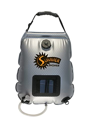 Advanced Elements Unisex-Erwachsene Solardusche 5 Gallon Summer Shower, Silber/schwarz, 22.27 von ADVANCED ELEMENTS
