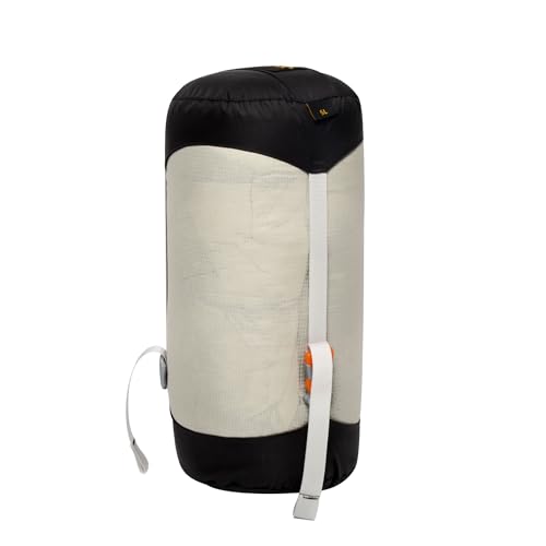 AEGISMAX Ultraleichter Kompressionssack für Schlafsack, Zubehör, wasserdicht, Nylon, Outdoor, ultraleichte Aufbewahrungstasche (3 l, Achatgrau) von AEGISMAX