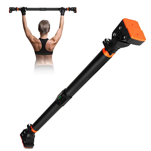 Klimmzugstange für Türrahmen ohne Schrauben mit innovativer Gewindesperre für sicheren Halt – 72-110cm Pull Up Bar mit Tragfähigkeit für bis zu 200 kg für Oberkörper Workout Heimtraining von AETKFO