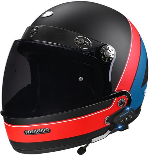 Bluetooth Motorradhelm, Vollvisierhelm Mit Fahrern Helm Bluetooth Intercom DOT/ECE Genehmigt, Leicht, Mit Visier, Modularer Helm Für Erwachsene Männer Frauen 2,XXL Bluetooth Motorradhelm, Vollvisierhelm Mit Fahrern Helm Bluetooth Intercom DOT/ECE Genehmigt, Leicht, Mit Visier, Modularer Helm Für Erwachsene Männer Frauen 2,XXL von AEZXSHOP