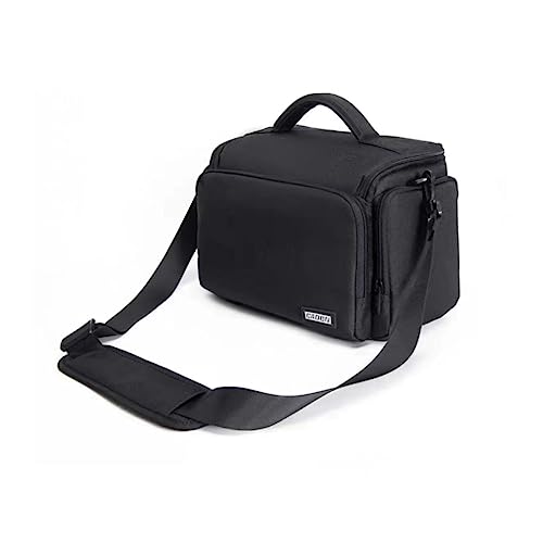 AFGRAPHIC Kameratasche, schwarz, wasserdicht, Schultertasche, gepolsterte Crossbody-Tasche für Fujifilm GFX 100 II Mittelformat spiegellose Kamera, Schwarz , Kameratasche von AFGRAPHIC
