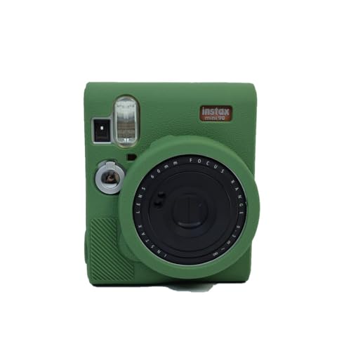 AFGRAPHIC Kameratasche für Fujifilm Instax Mini 90 Sofortbildkamera, weiches Silikon, rutschfest, Grün, grün, Kameratasche von AFGRAPHIC