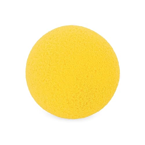 AFH Schaumstoffbälle Senso Deluxe ohne Beschichtung | Softbälle | weiche Bälle (Ø 10 cm, gelb) von AFH Webshop