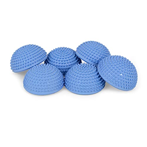 AFH Webshop Therapie Balance Igel Premium Soft in Designfarben | ca. Ø 16 cm im 6er Set (Hellblau) von AFH Webshop