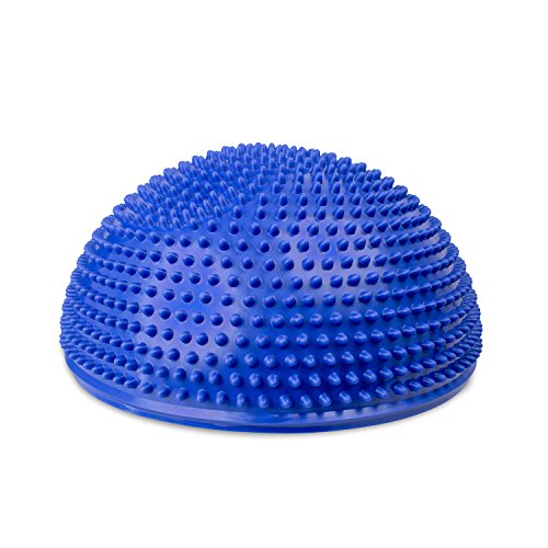 AFH Webshop Therapie Sensorik XXL Balance Igel | Großer Gymnastik Igel | Igelball | Ø ca. 34 cm | INKLUSIVE PUMPE (Blau) von AFH Webshop
