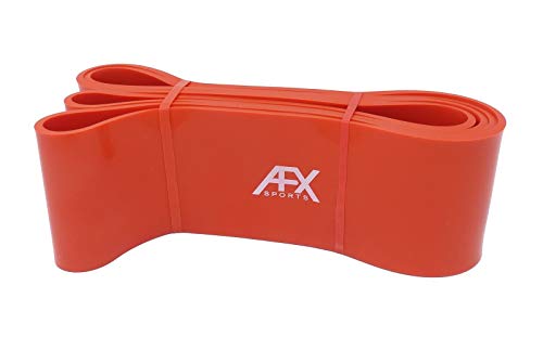 AFX Widerstand Bands – Pull Up Bands – Übungsbänder für Crossfit Powerlifting, – gestützten Pull Ups – Mobilität Bands (One Band) für Damen und Herren - Wahl von 6 (Orange) von AFX