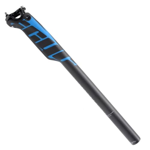 Vollcarbon-Fahrradsattelstütze (erhältlich In 27,2/30,8/31,6mm), Stabil for Straßen- Und Bergradfahren (Color : Blue, Size : 30.8 * 400mm) von AGSDGAWD