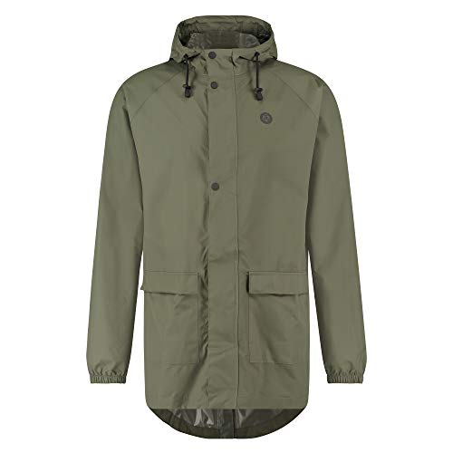 AGU Unisex-Adult Verde Giacca Rain Commuter Parka Scuro, XL von AGU