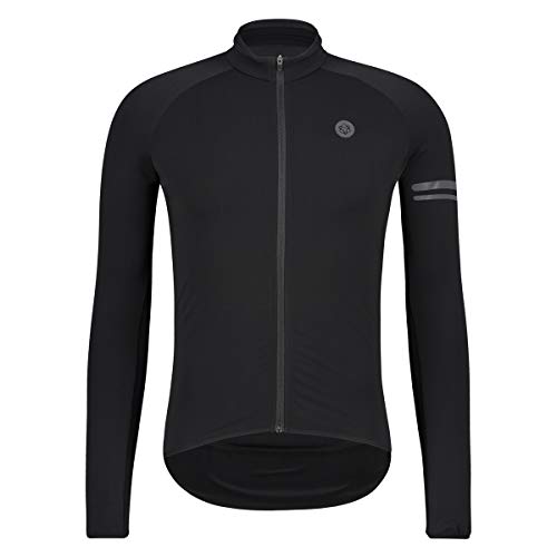 AGU Maglia Thermo Sport Uomo Nero - Maniche Lunghe von AGU