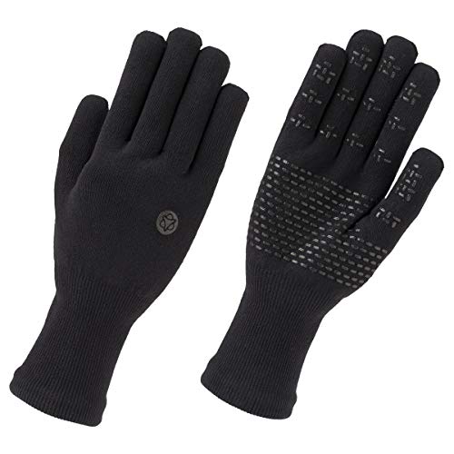 AGU Merino Knit Handschuhe Waterproof Black L von AGU