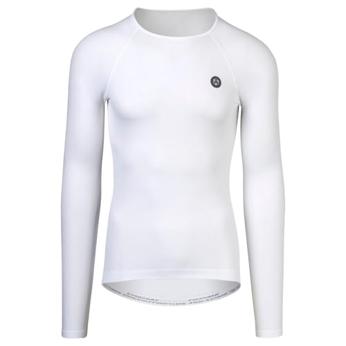 AGU Unisex-Adult Bianco Maglia Intima Everyday Base Maniche, L-XL von AGU