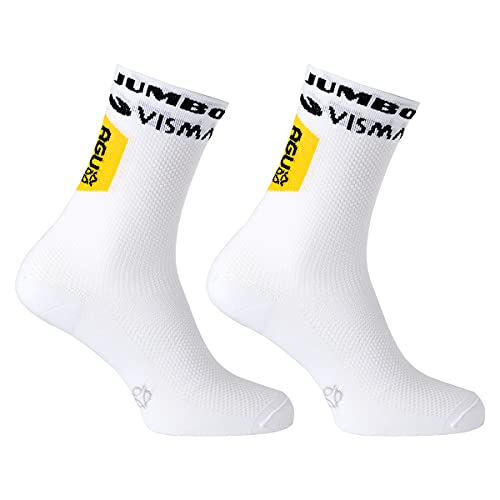 AGU Unisex-Adult Socks Jumbo VISMA 2023 White, Bianco, l_XL_43_47 von AGU