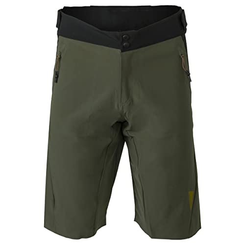 AGU Unisex-Adult Verde Militare Pantaloncini MTB Venture Uomo, L von AGU