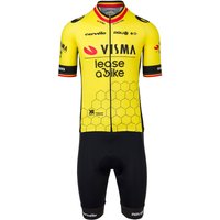 Set (Radtrikot + Radhose) Visma Lease a Bike belgischer Meister Set (2 Teile), von AGU