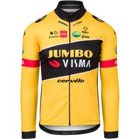 TEAM JUMBO-VISMA 2022 Langarmtrikot, für Herren, Größe M, Fahrradtrikot, von AGU